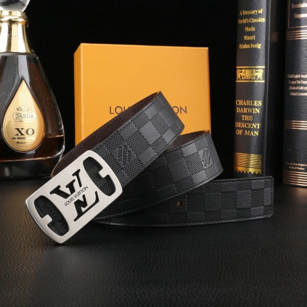Replica Louis Vuitton Leather Belt