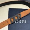 Dior Grain Leather Men's Belt Replica