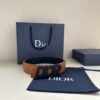 Dior Grain Leather Men's Belt Replica