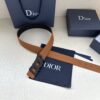 Dior Grain Leather Men's Belt Replica