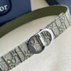 Dior Replica Men's Double-Sided Leather Belt