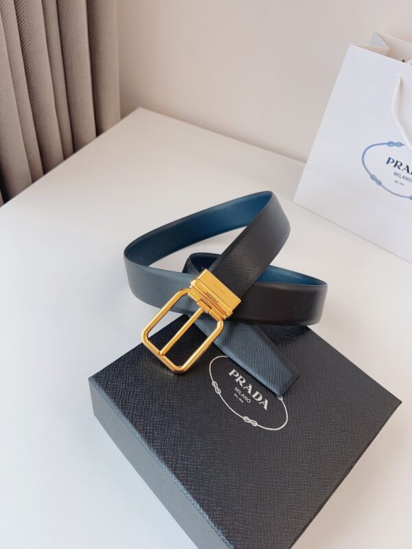 13406964247391475 Prada Original Cowhide Belt Replica