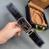 Replica Louis Vuitton Alligator Leather Belt