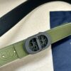 Dior Reversible Grey Grain Leather Belt Replica
