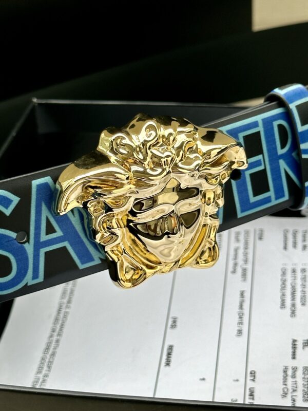 13406980000046363 VERSACE Printed Belt Replica
