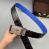 13406982666851576 Louis Vuitton Two-Tone Alligator Leather Belt Replica