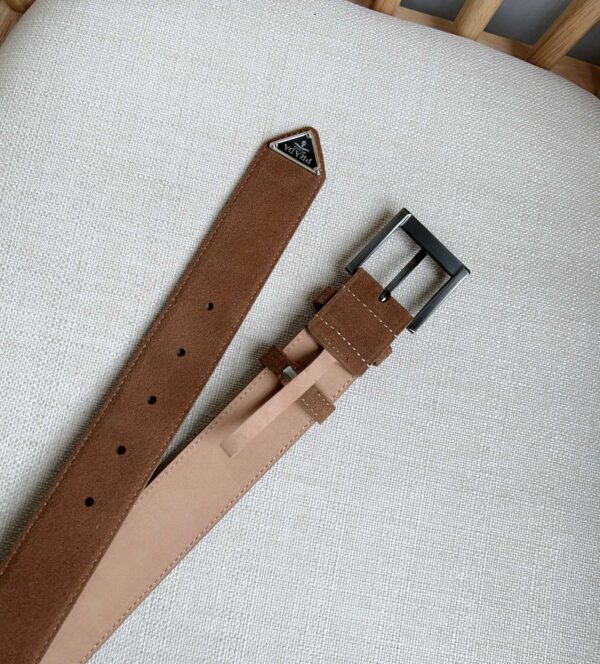 Replica Prada Suede Calfskin Belt