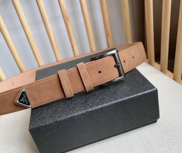 Replica Prada Suede Calfskin Belt