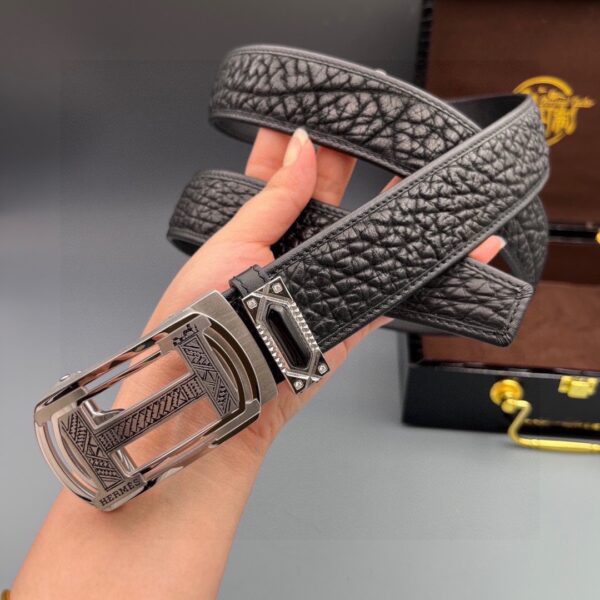 Hermes Bison Leather Belt Replica