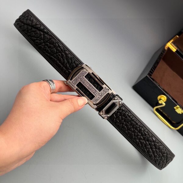 Hermes Bison Leather Belt Replica