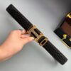 Hermes Bison Leather Belt Replica