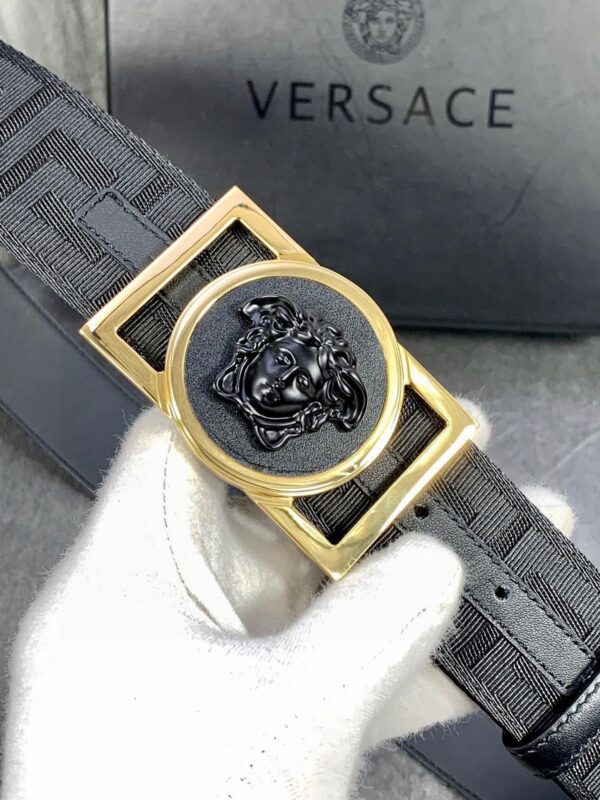 13407070559582782 Versace Keys Pattern Belt Replica