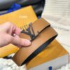 Louis Vuitton Lychee Grain Leather Belt Replica