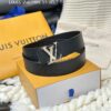 Louis Vuitton Lychee Grain Leather Belt Replica