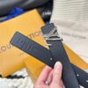 Louis Vuitton Lychee Grain Leather Belt Replica