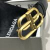 Balenciaga double-sided calfskin replica belt