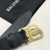 Balenciaga double-sided calfskin replica belt