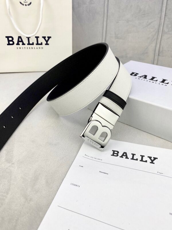 Bally Two-Tone Calfskin Men's Belt