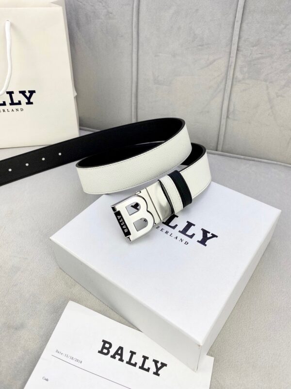 Bally Two-Tone Calfskin Men's Belt