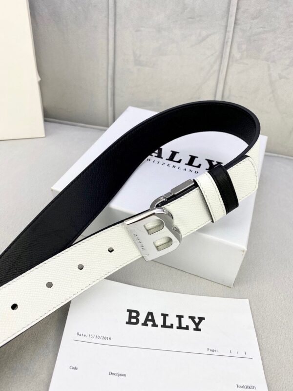 Bally Two-Tone Calfskin Men's Belt