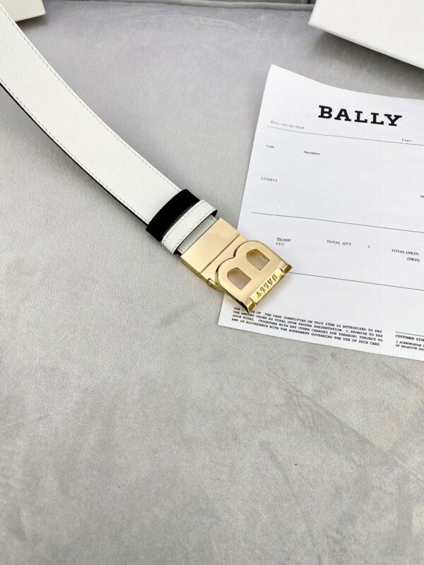 Bally Two-Tone Calfskin Men's Belt