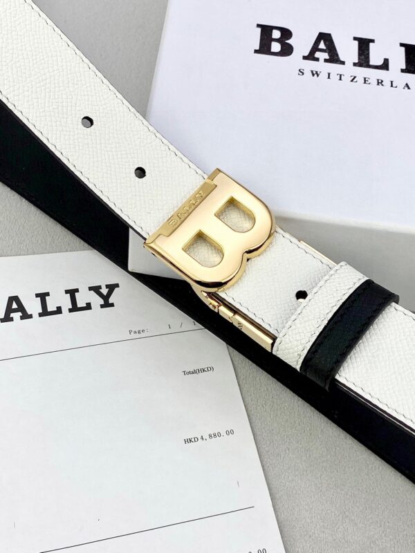 Bally Two-Tone Calfskin Men's Belt