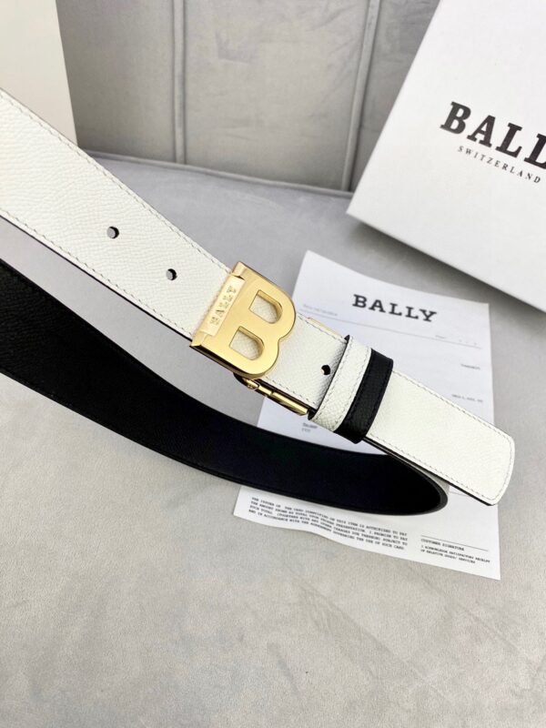 Bally Two-Tone Calfskin Men's Belt