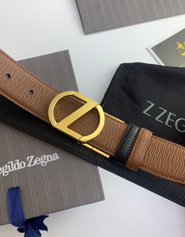 13407218689808119 Zegna Embossed Belt Replica