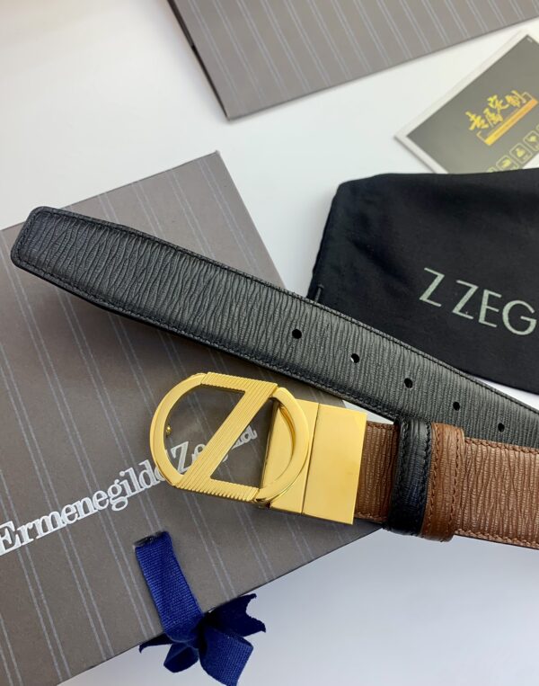 13407218692095998 Zegna Embossed Belt Replica