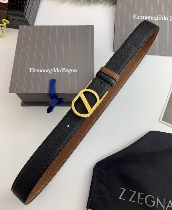 13407218695090300 Zegna Embossed Belt Replica