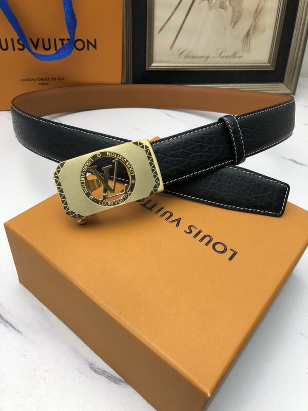 13407219376978295 Louis Vuitton Leather Men's Belt (Original Item)