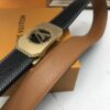 13407219379778789 Louis Vuitton Leather Men's Belt (Original Item)