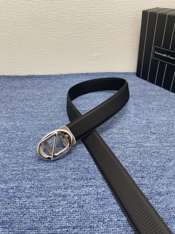 Replica Zegna Double-Sided Leather Belt