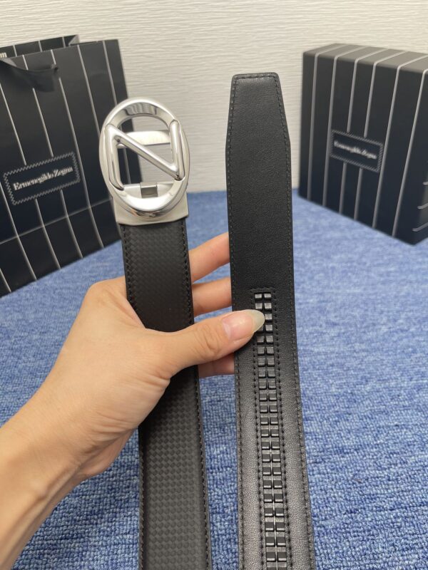 Replica Zegna Double-Sided Leather Belt