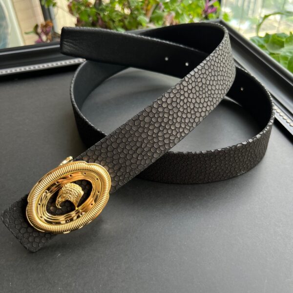 Stefano Ricci Top-Grain Leather Belt Replica
