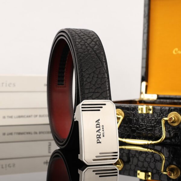 Prada Bison Leather Belt Replica