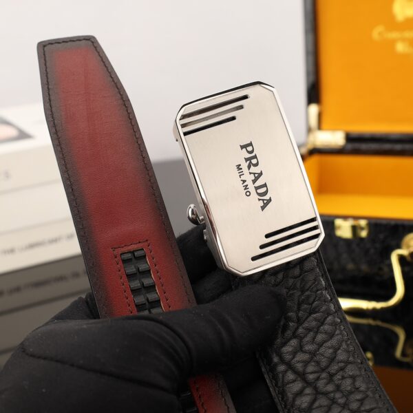 Prada Bison Leather Belt Replica