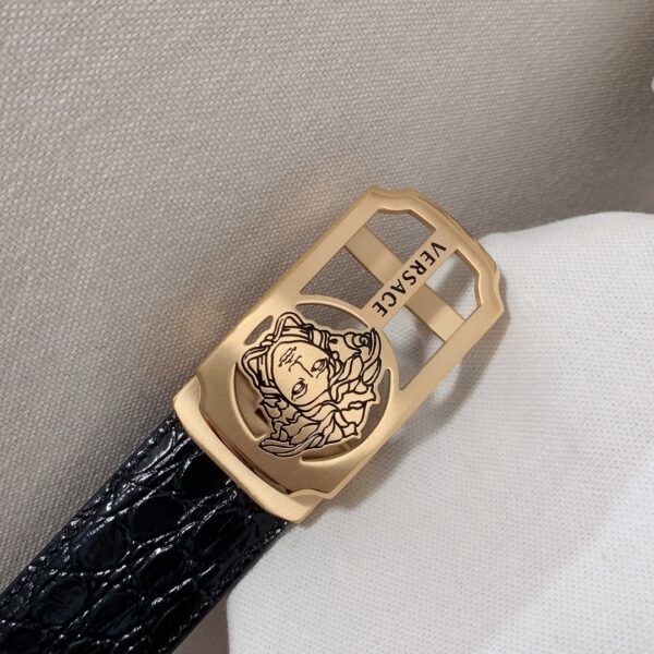 13407232096227898 Versace Calfskin Belt Replica