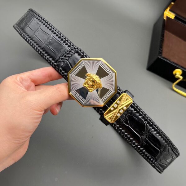 Versace Original Crocodile Leather Belt Replica