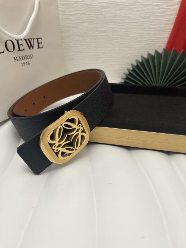Replica Loewe Calfskin Leather Belt