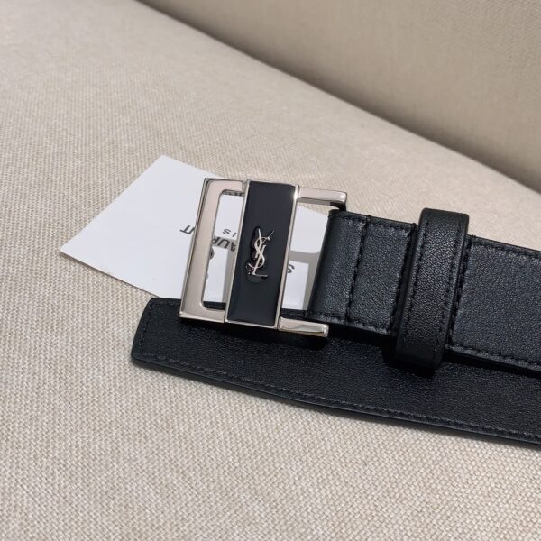 Yves Saint Laurent Double-Sided Calfskin Belt Replica