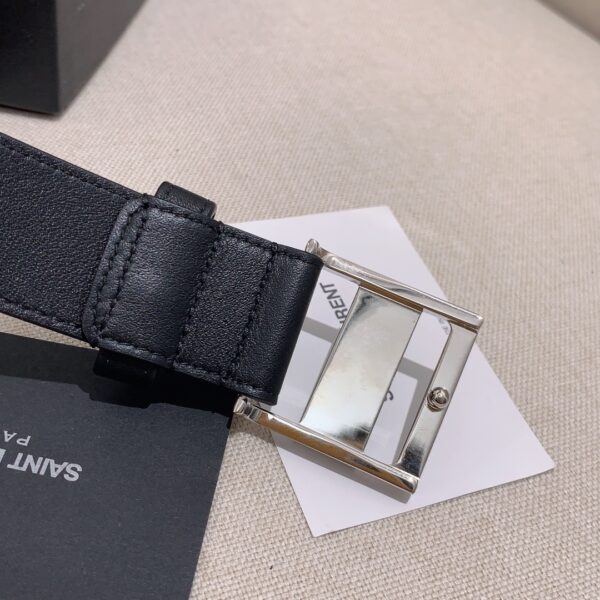 Yves Saint Laurent Double-Sided Calfskin Belt Replica