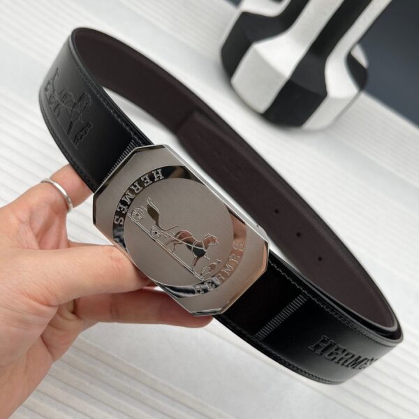 Replica Hermes Top-Grain Leather Belt