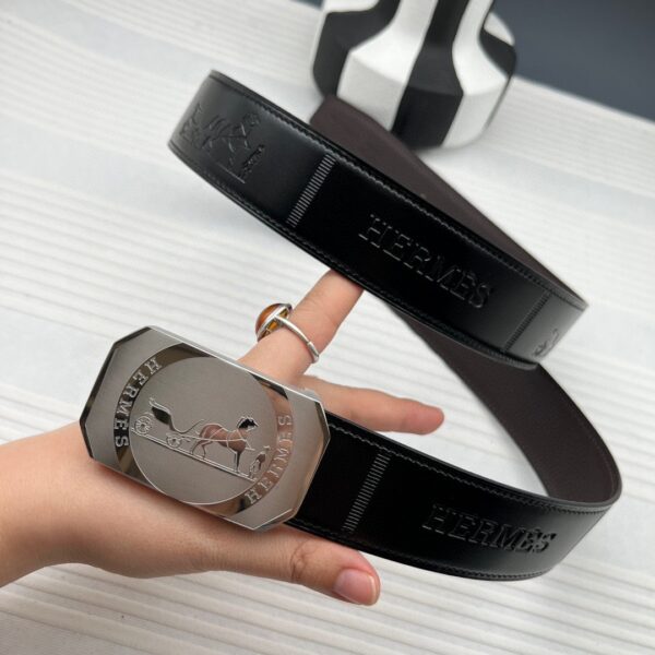 Replica Hermes Top-Grain Leather Belt