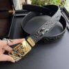 Louis Vuitton original crocodile leather replica belt