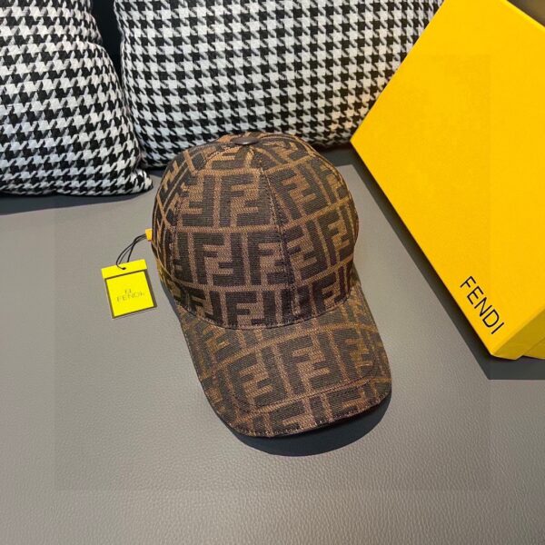 13407397708842701 Fendi Classic Jacquard Baseball Cap (Original)