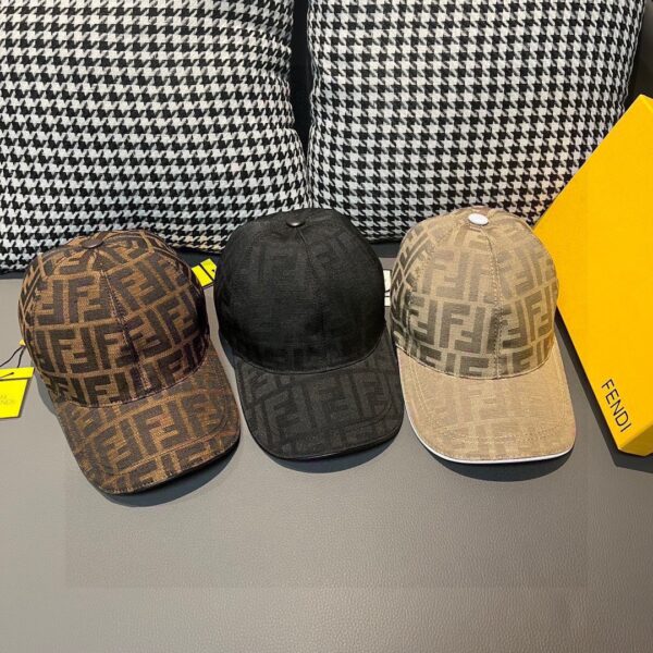 13407397716072900 Fendi Classic Jacquard Baseball Cap (Original)