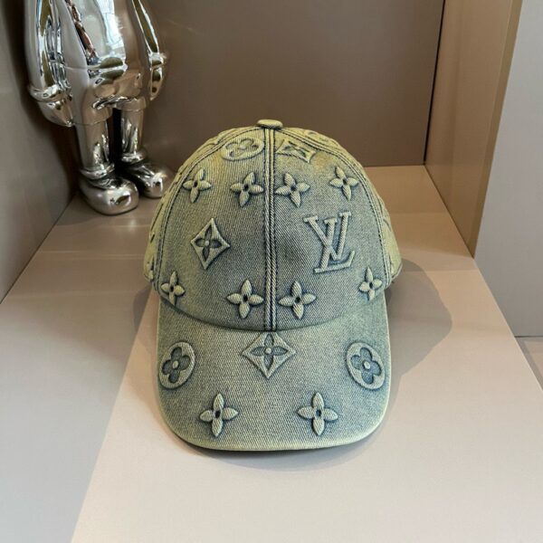 Louis Vuitton Classic Denim Embossed Baseball Cap