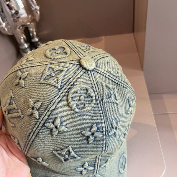 Louis Vuitton Classic Denim Embossed Baseball Cap