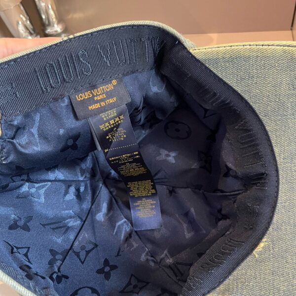 Louis Vuitton Classic Denim Embossed Baseball Cap